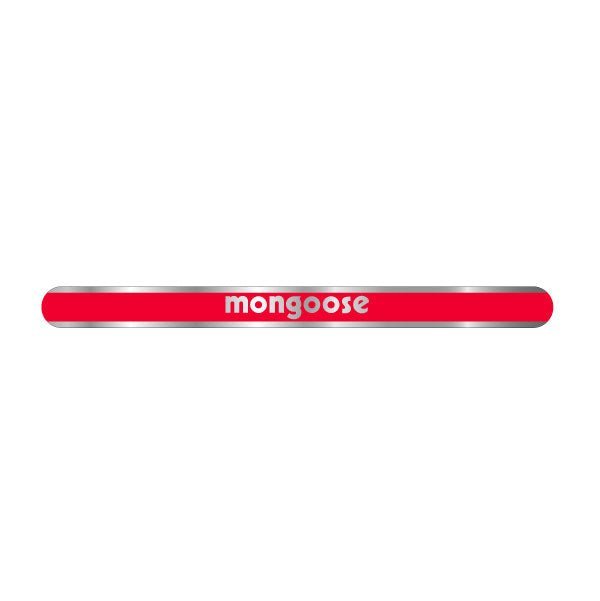 Mongoose - RED - seat clamp decal - old school bmx - Bmx Products AU