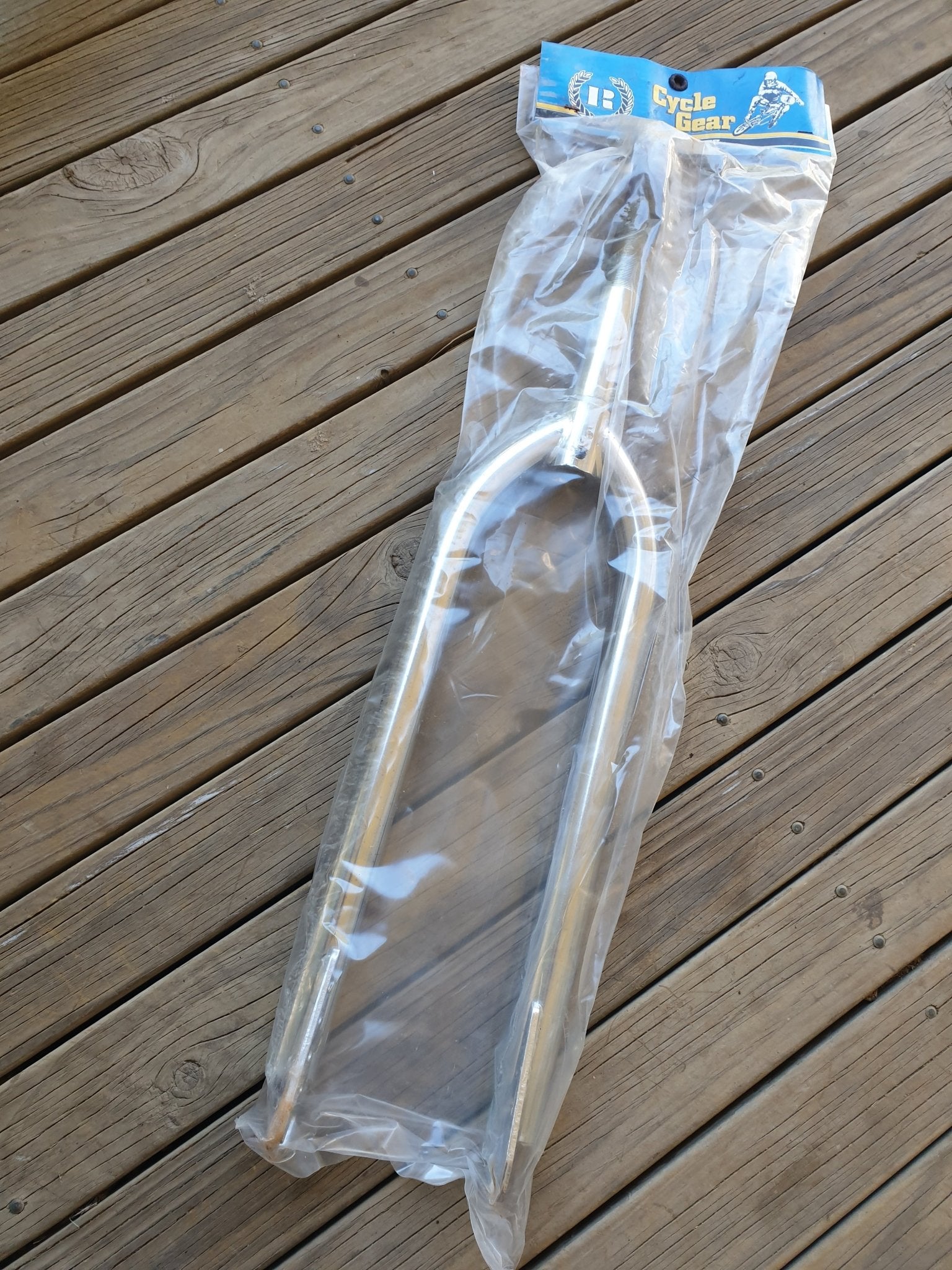 NOS - 26" bmx CHROME forks WITH 1" THREAD STEER - old school bmx - Bmx Products AU