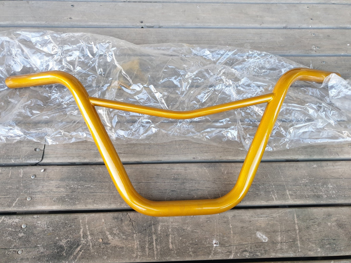 NOS - Gold ALPS steel V bars - old school bmx - Bmx Products AU