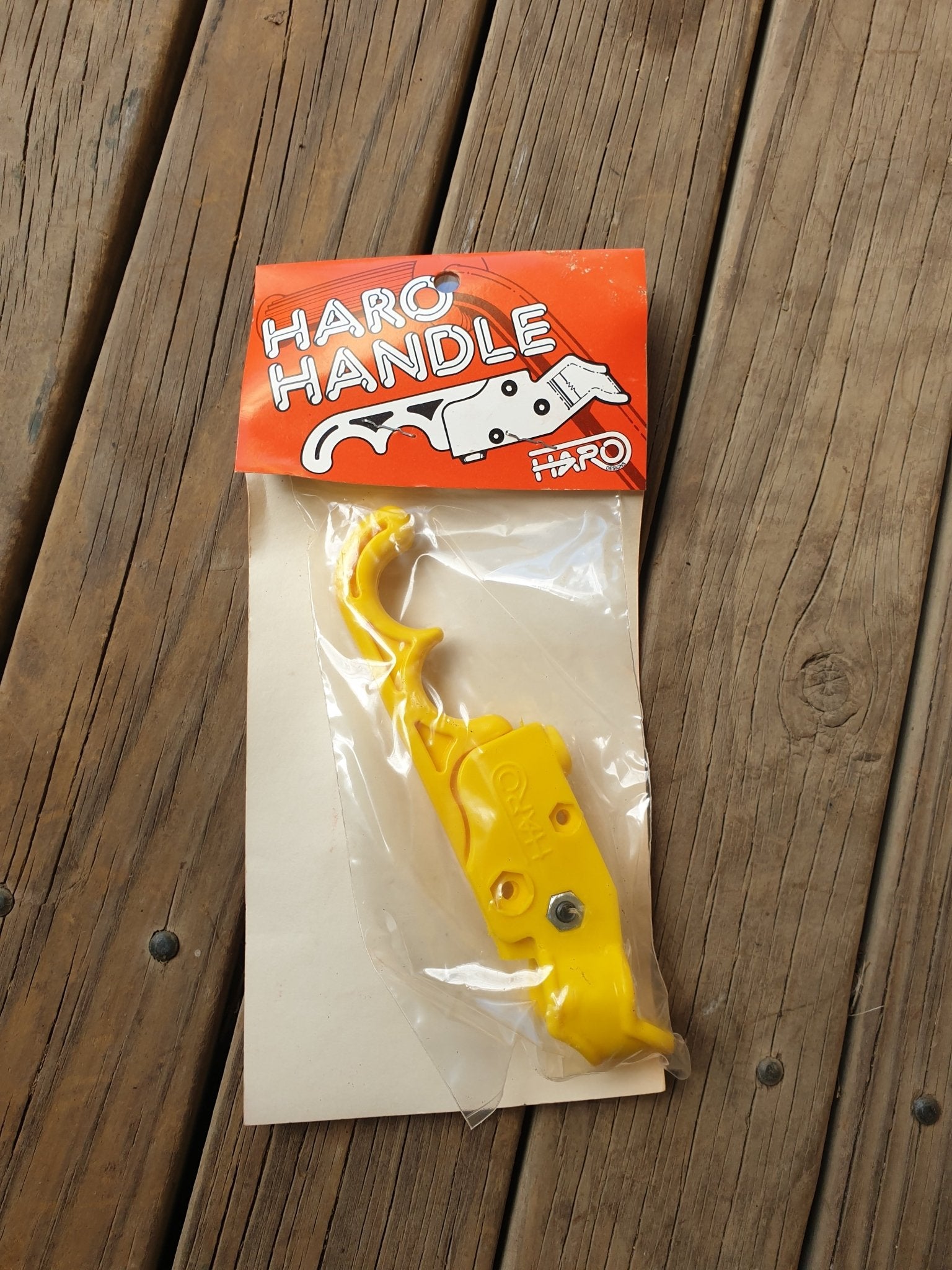 NOS - HARO Genuine 80's YELLOW brake lever - old school bmx - Bmx Products AU