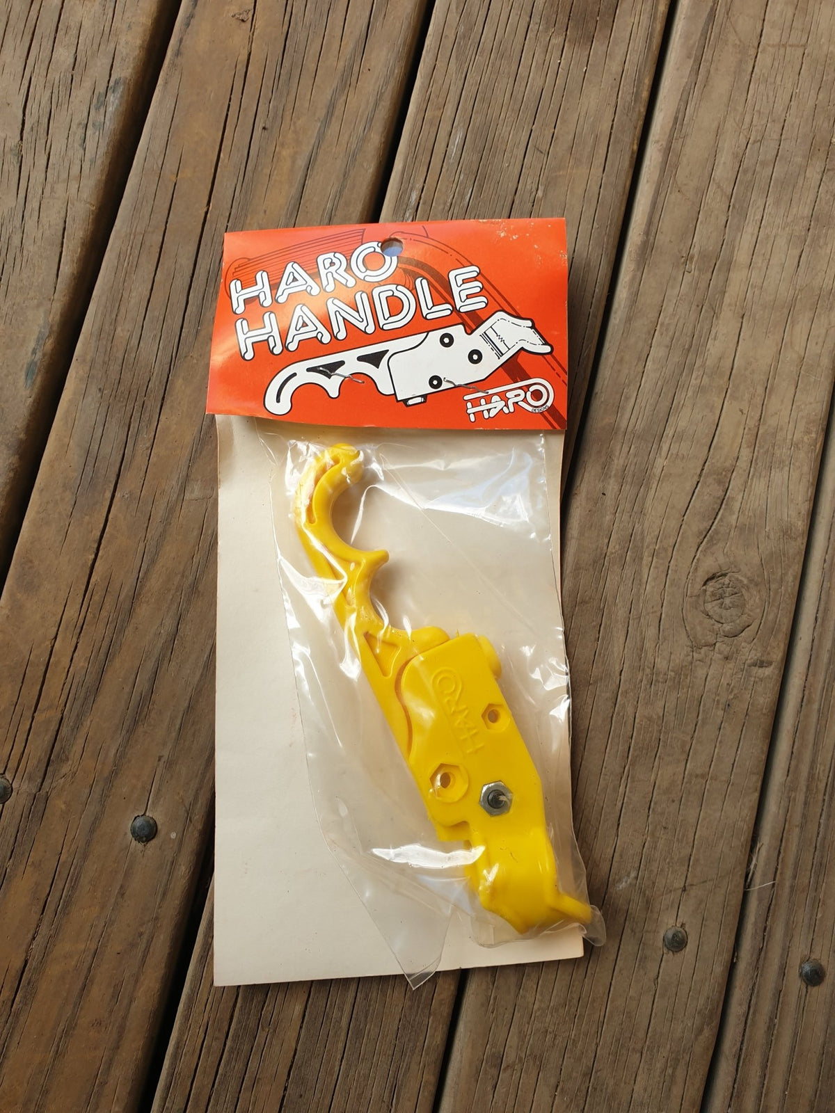 NOS - HARO Genuine 80's YELLOW brake lever - old school bmx - Bmx Products AU