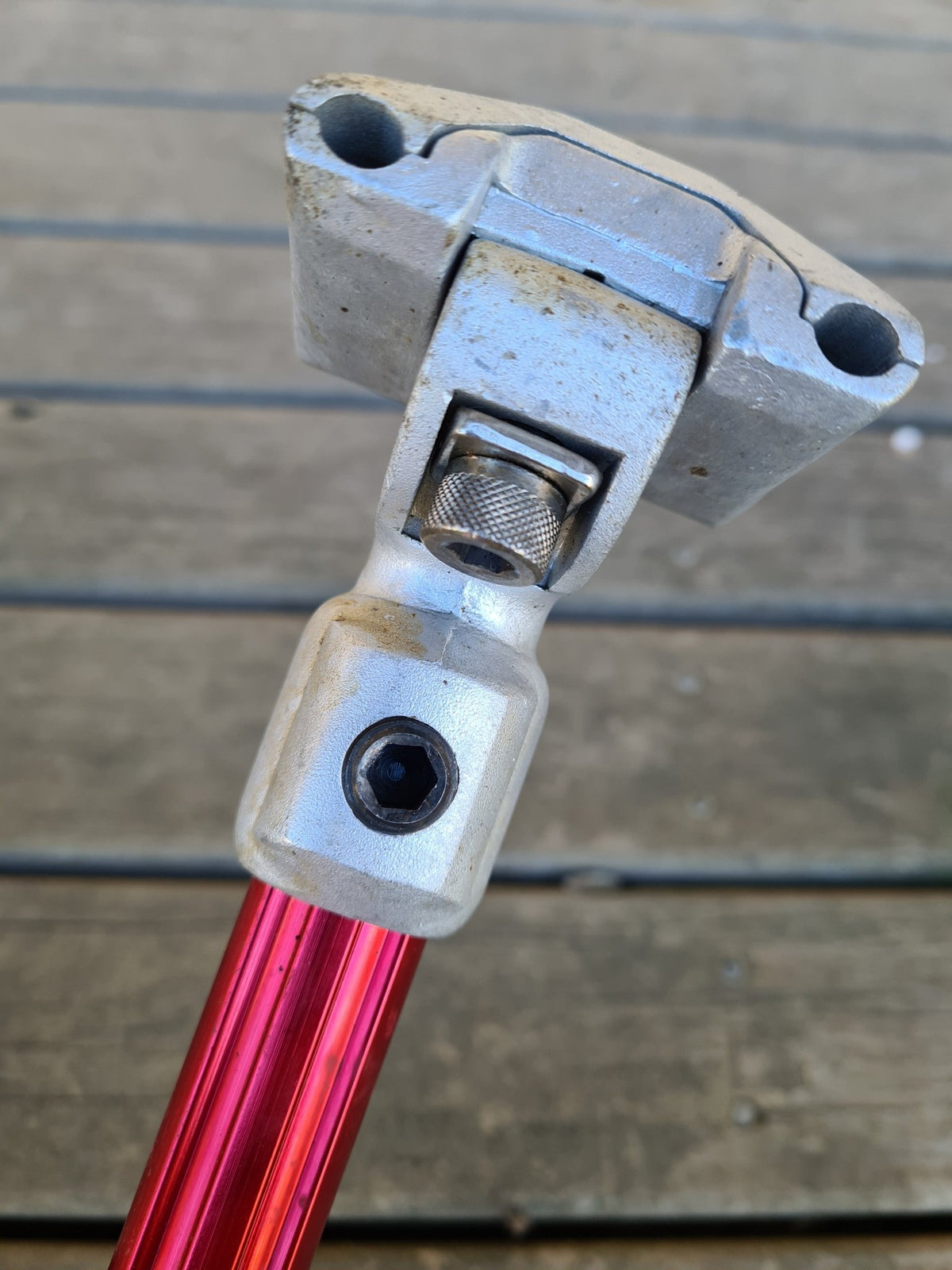 NOS - K-ALLOY RED 22.2 seat post - Bmx Products AU