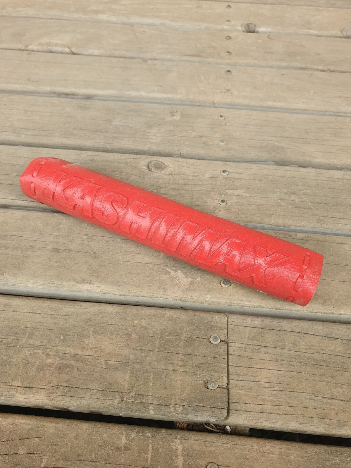 NOS - KASHIMAX - HANDLE BAR pad in RED - old school bmx - Bmx Products AU