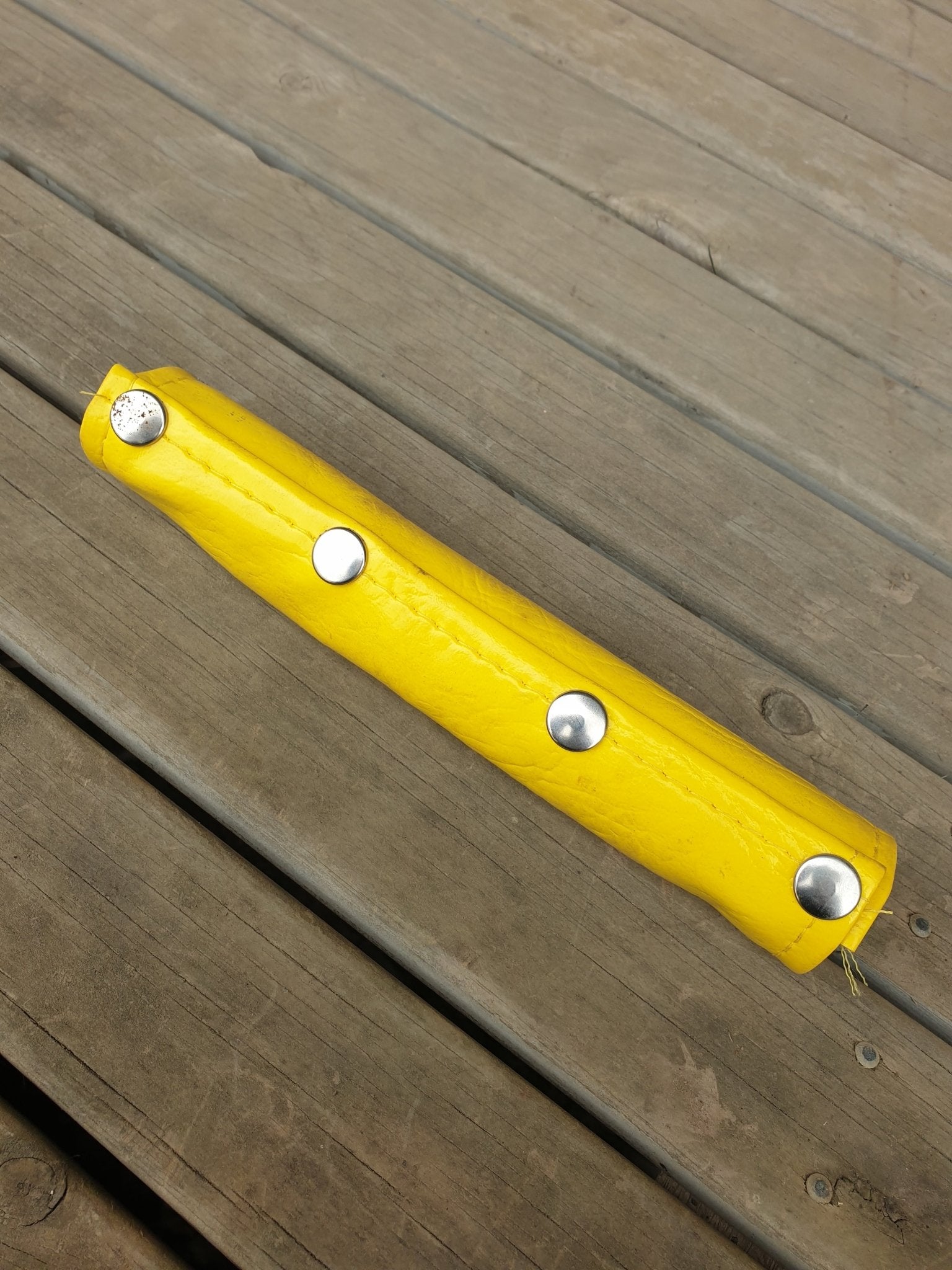 NOS - Mongoose - HANDLE BAR pad YELLOW 9" - old school bmx - Bmx Products AU