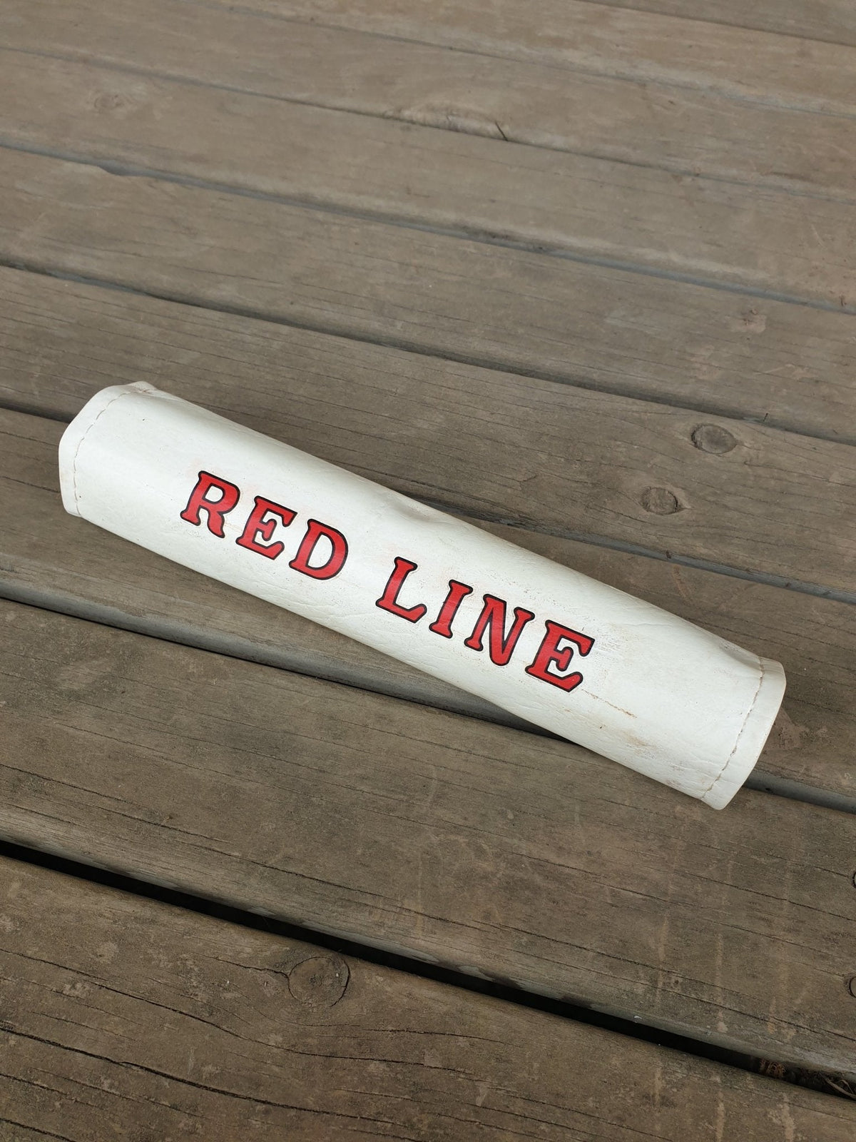 NOS - REDLINE - 70'S HANDLE BAR pad in WHITE - old school bmx - Bmx Products AU