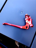 NOS - Shimano Genuine 80's RED Pre - bent Tourney LEFT brake lever - old school bmx - Bmx Products AU