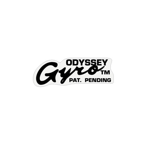 Odyssey - Gyro Gen 2 - Black on clear decal - old school bmx - Bmx Products AU