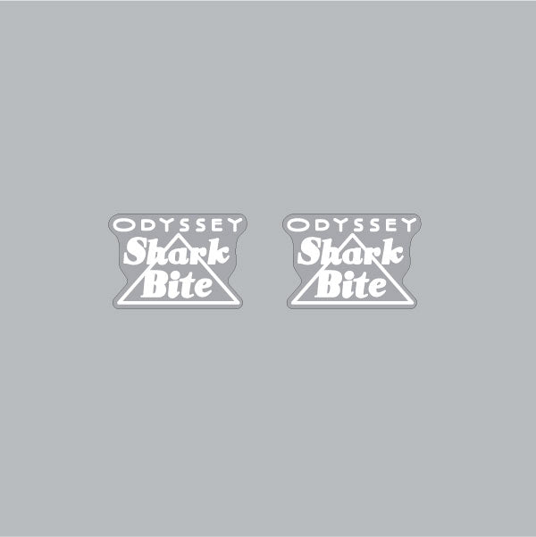 Odyssey - Shark Bite pedal decals - old school bmx - Bmx Products AU
