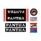 Pantha - Stud on chrome decals - old school bmx - Bmx Products AU
