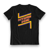Patterson Racing on Black T-Shirt - old school bmx - Bmx Products AU