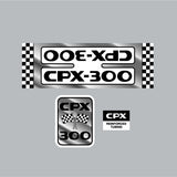 Peugeot - CPX - 300 decal set - old school bmx - Bmx Products AU