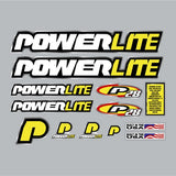 Powerlite - 1997 P28 Chrome decal set - Bmx Products AU