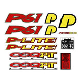 Powerlite - 1999 P61 Coqpit Clear decal set - old school bmx - Bmx Products AU