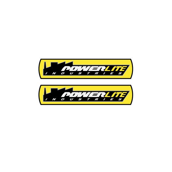 Powerlite - 90's One peice crank decals - old school bmx - Bmx Products AU