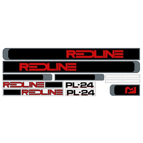 Redline - 1983 PL - 24 Decal set - Old school bmx - Bmx Products AU