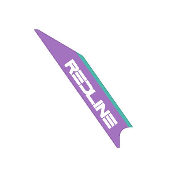 REDLINE - 1985 Forklifter Gen 1 plate side decal - Custom Colors Radberry Teal White - Old School BMX - Bmx Products AU