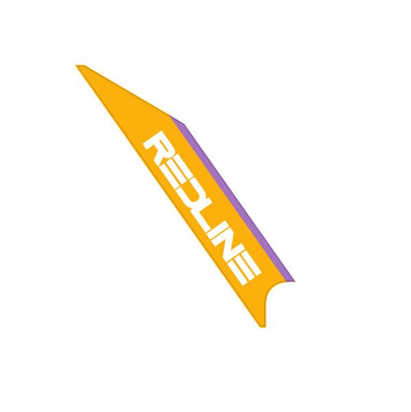 REDLINE - 1985 Forklifter Gen 1 plate side decal - Custom Colors Radberry Yellow White - Old School BMX - Bmx Products AU