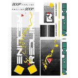 Redline - 1986 800P for teal frame Decal set - Old school bmx - Bmx Products AU