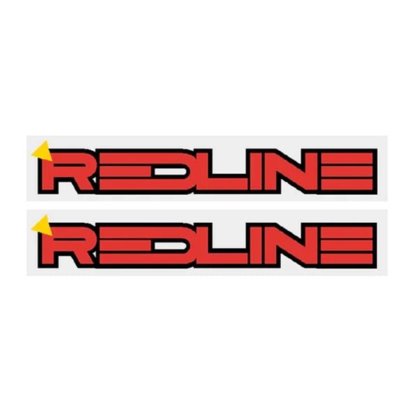 Redline - 1986 Fork decals - Red - Old school bmx - Bmx Products AU