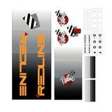 Redline - 1988 400C for Salmon frame Decal set - Old school bmx - Bmx Products AU