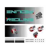 Redline - 1988 RL20B - Black grey KIWI Decal set - Old school bmx - Bmx Products AU