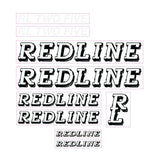 Redline - 1990 RL TWO FIVE Decal set - Black and White - Old school bmx - Bmx Products AU