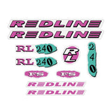 Redline - 1993 - RL240 - Aqua with Black Decal set - Old school bmx - Bmx Products AU