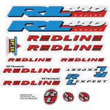 Redline - 1994 - RL440 for chrome frame - Decal set - Old school bmx - Bmx Products AU