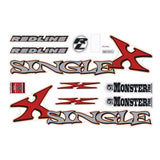 Redline - 2000 - Single X - Decal set - Old school bmx - Bmx Products AU