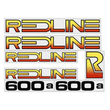 Redline - 600A decal set - Old school bmx - Bmx Products AU