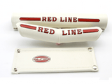 Redline - Gen 1 V - Bar vinyl pad set white - old school bmx - Bmx Products AU