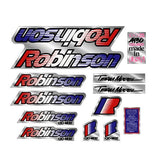 Robinson - 1990 Pro Team Model on chrome decal set - old school bmx - Bmx Products AU