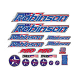 Robinson - 1995-1996 PRO decal set - on chrome - Bmx Products AU