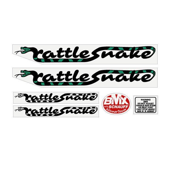 Schauff - Rattle Snake decal set - Old school bmx - Bmx Products AU