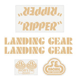 SE Racing - 80'S Ripper decal set in tan - Old school bmx - Bmx Products AU