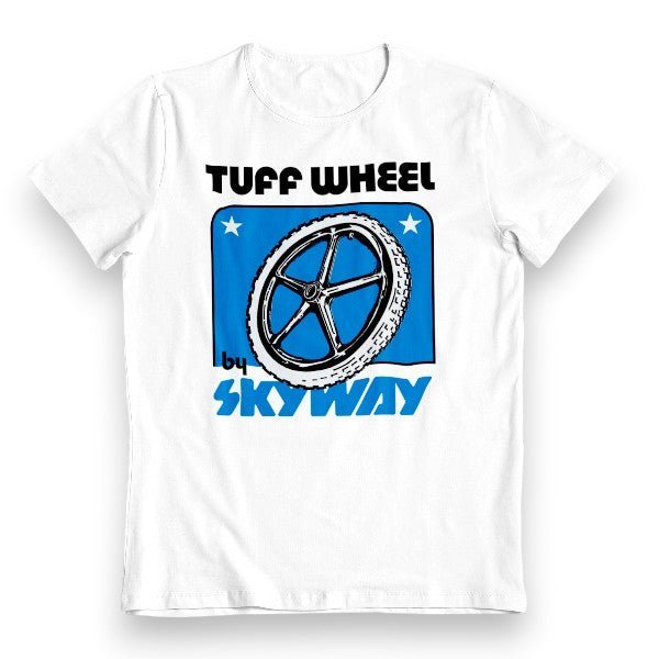 Skyway - Early TUFF Wheel logo - Old school bmx Mens T-Shirt - Bmx Products AU