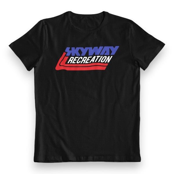 Skyway - Recreation logo on black - T-Shirt - old school bmx - Bmx Products AU