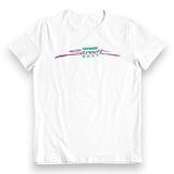 Skyway - Street Beat on Green/Purple on White - Old school bmx Mens T-Shirt - Bmx Products AU