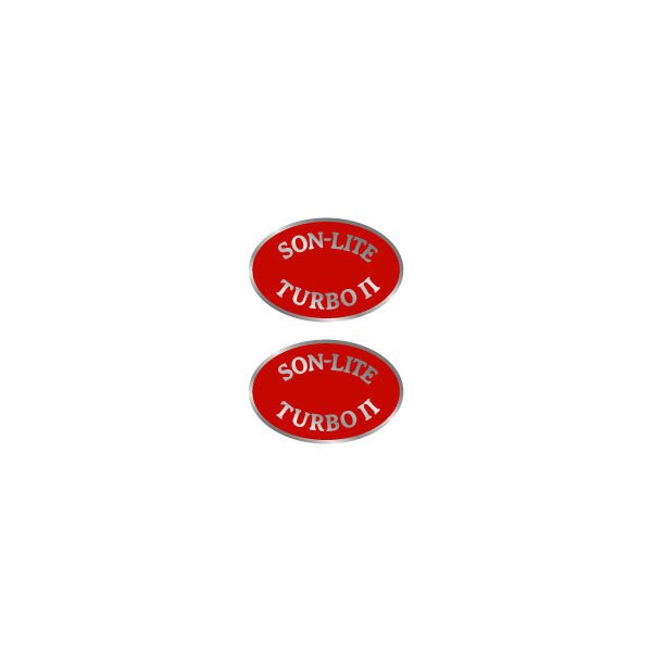 Sonlite - Red hub decals - Gen 2 - Bmx Products AU