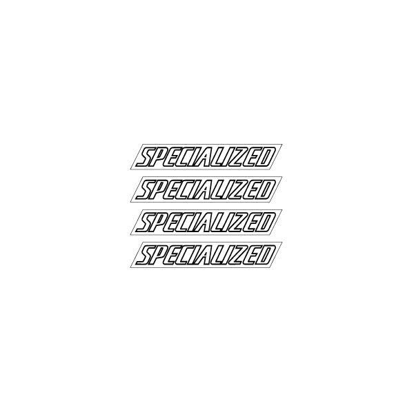 Specialized - hub decals on clear - Old school bmx - Bmx Products AU