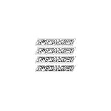 Specialized - hub decals on clear - Old school bmx - Bmx Products AU