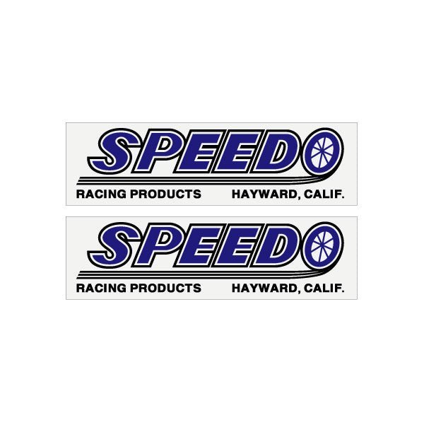 SPEEDO - Blue Purple bmx fork decals - old school bmx - Bmx Products AU