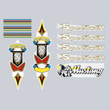 Speedwell GOLD - Mustang dragster decal set