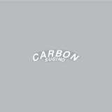 Sugino - CARBON Sprocket decal - White on clear - Bmx Products AU