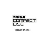 Tioga - Compact Disc black decal - Old school bmx - Bmx Products AU