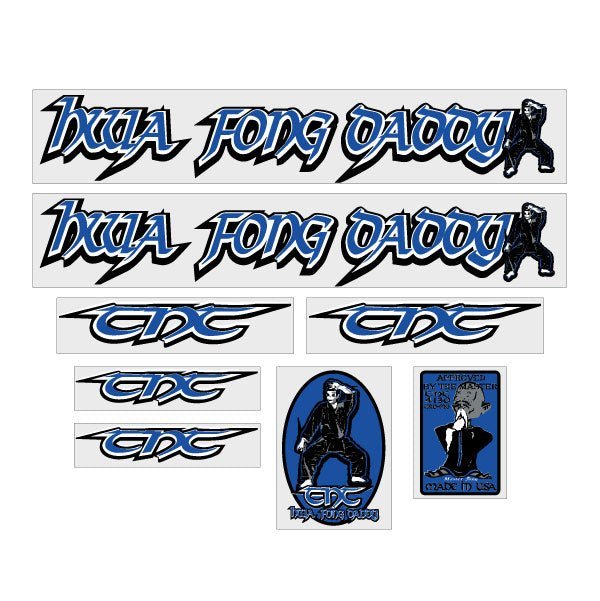 TNT - Hwa Fong Daddy "Kung Fu" decal set - old school bmx - Bmx Products AU