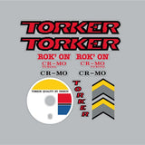 Torker - 1988 Rok' On Freestyle decal set for White frame - old school bmx - Bmx Products AU