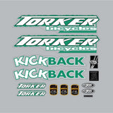 Torker - 1995 Kickback decal set - old school bmx - Bmx Products AU
