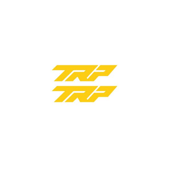 TRP - Die cut - YELLOW decal - old school bmx - Bmx Products AU