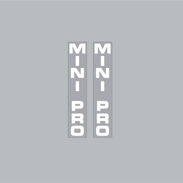 Uni - Mini Pro seat pole decal - Old school bmx - Bmx Products AU